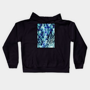 Abstract Blue Rounds Kids Hoodie